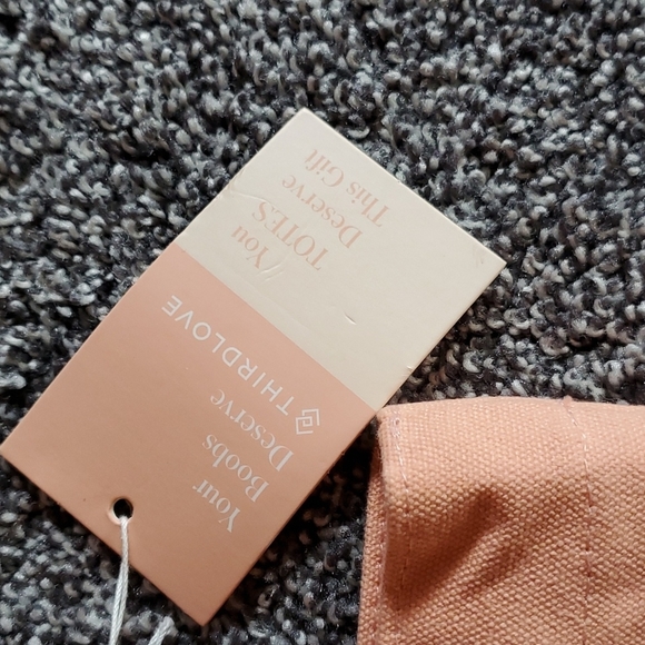 ThirdLove Peach Boobie Canvas Shoulder Bag - Picture 3 of 6